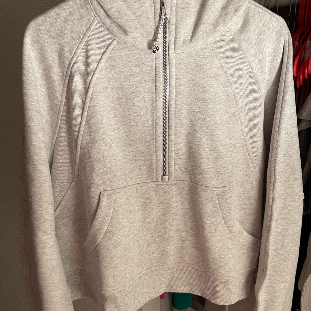 NWT Lululemon Scuba oversized 1/2 zip